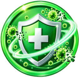 Anti-bacterial layer icon